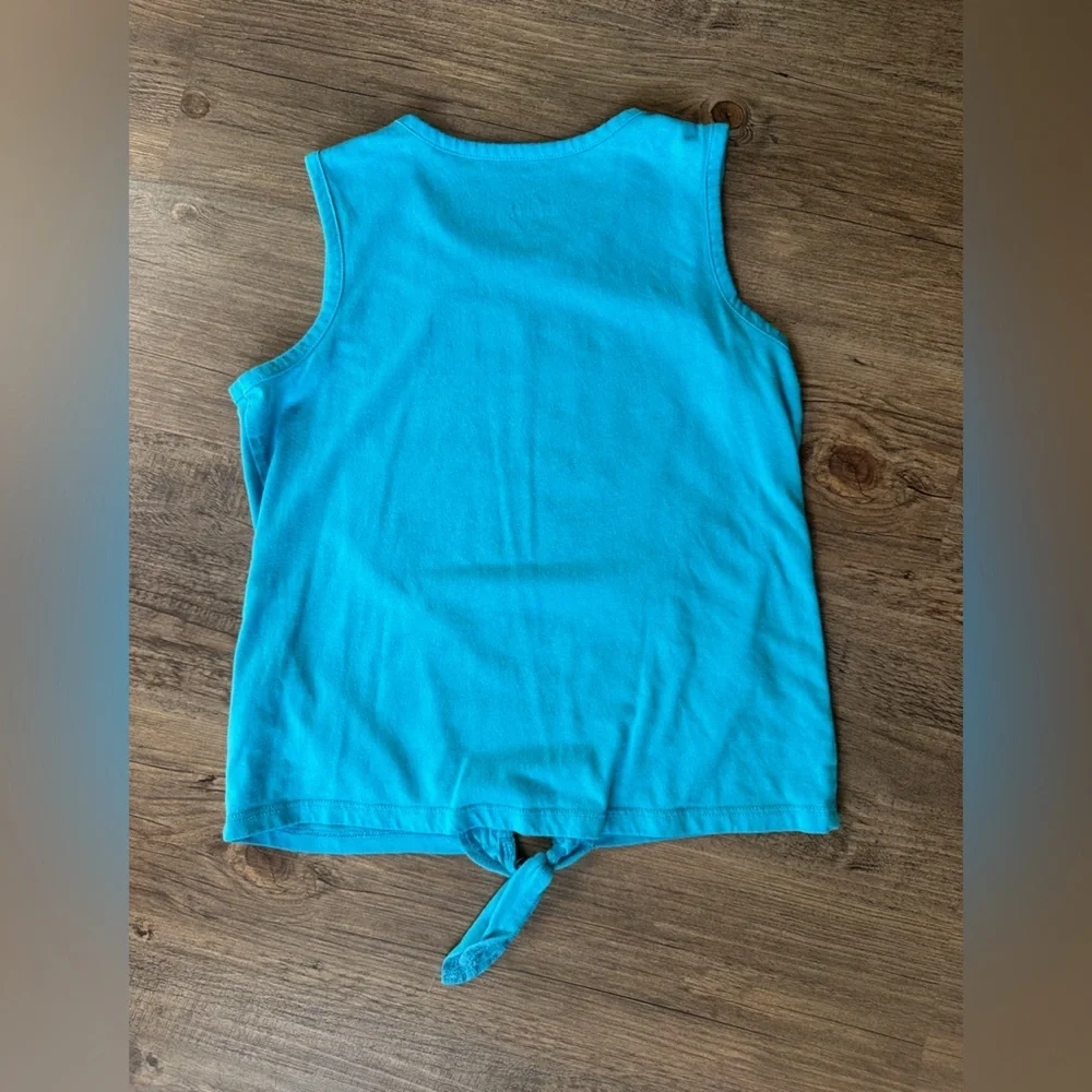 Justice Blue 'Strong' Graphic Tank Top